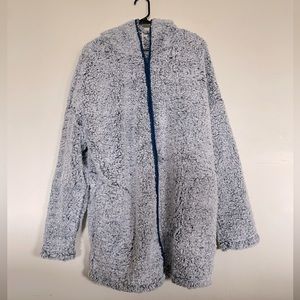 Les umes Blue Fluffy Jacket